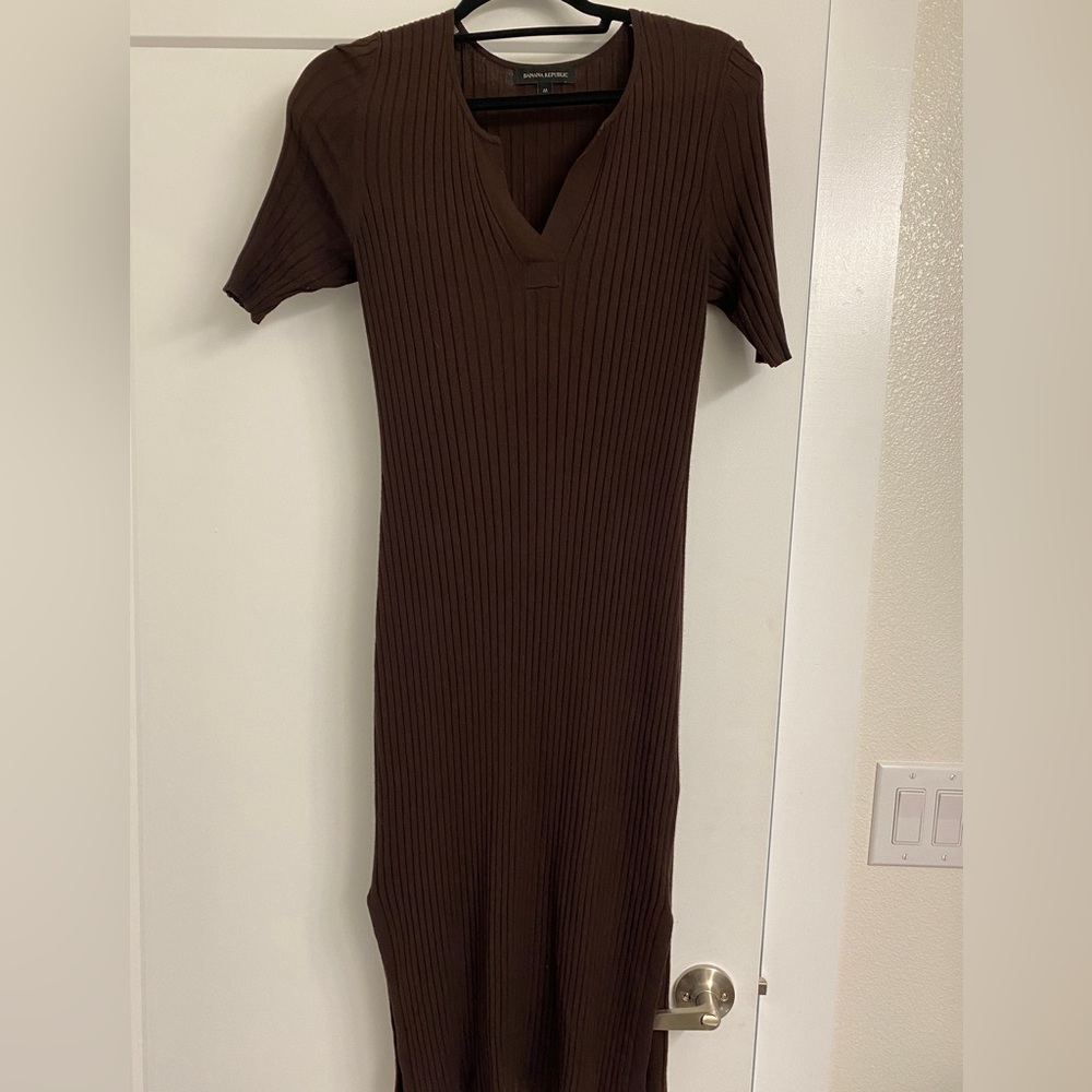 Banana Republic ribbed knit sweater dress!